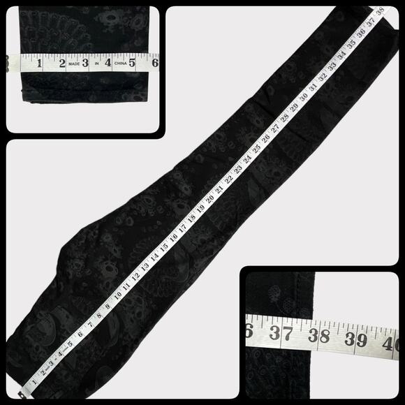 Xhilaration Jeans Peacock Print Juniors 7 Black Gray - Picture 12 of 12